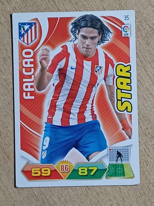 Panini Adrenalyn XL 2011-12 Soccer Card 35 FALCAO