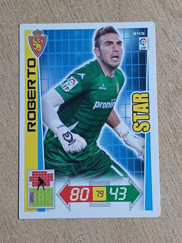 Panini Adrenalyn XL 2012-13 Soccer Card 343 ROBERTO