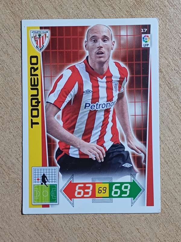 Panini Adrenalyn XL 2012-13 Soccer Card 17 TOQUERO