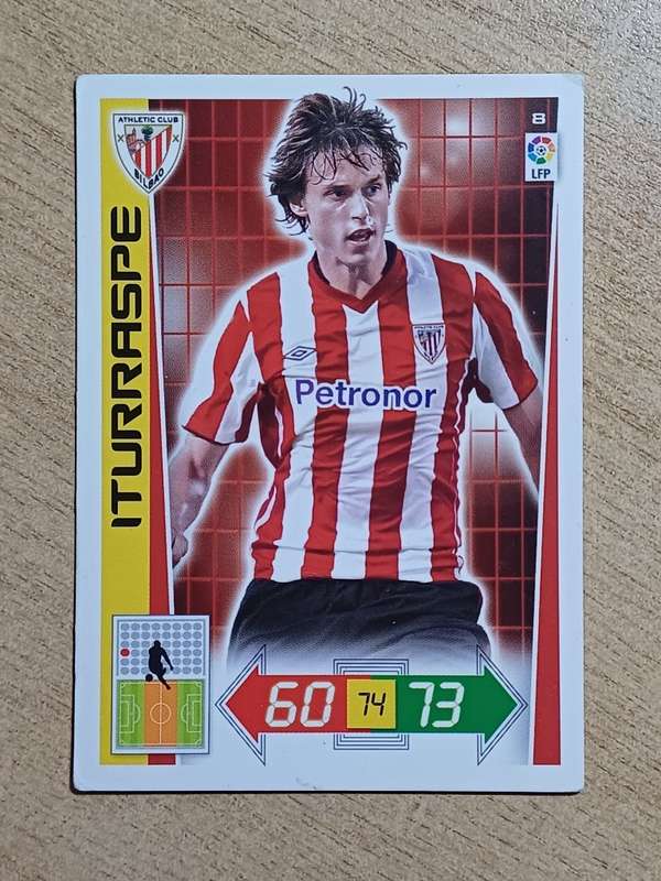 Panini Adrenalyn XL 2012-13 Soccer Card 8 ITURRASPE