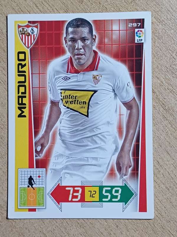 Panini Adrenalyn XL 2012-13 Soccer Card 297 MADURO