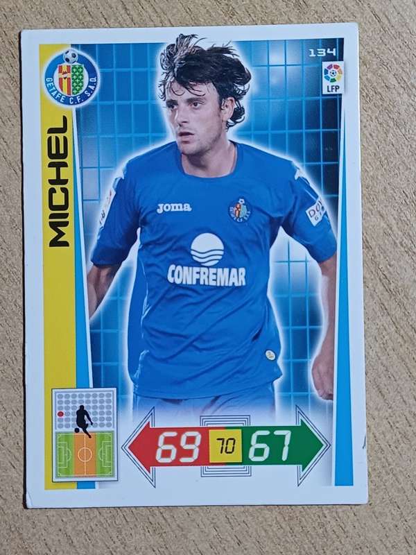 Panini Adrenalyn XL 2012-13 Soccer Card 134 MICHEL
