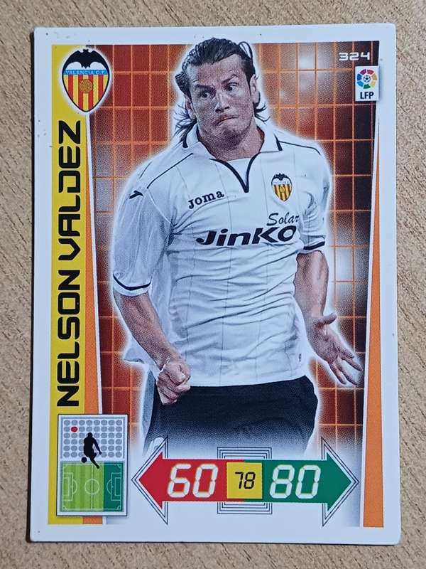 Panini Adrenalyn XL 2012-13 Soccer Card 324 NELSON VALDEZ