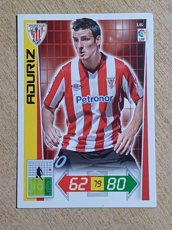 Panini Adrenalyn XL 2012-13 Soccer Card 16 ADURIZ