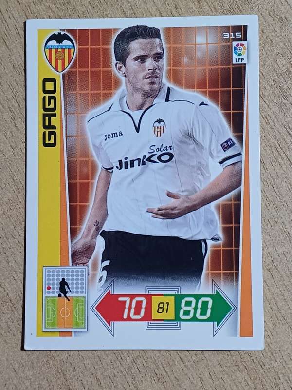 Panini Adrenalyn XL 2012-13 Soccer Card 315 GAGO