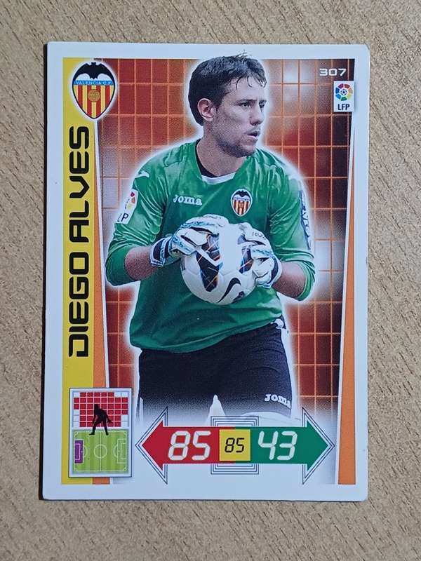 Panini Adrenalyn XL 2012-13 Soccer Card 307 DIEGO ALVES