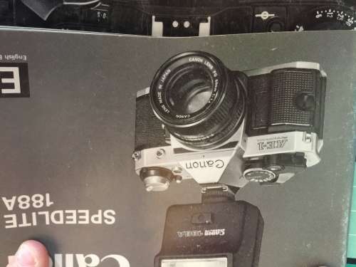 A-1 Canon Camera + Extras