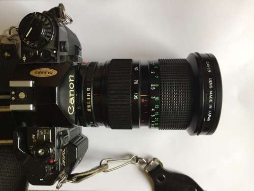 A-1 Canon Camera + Extras