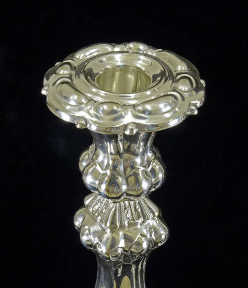 Rococo Style EPNS Candlesticks