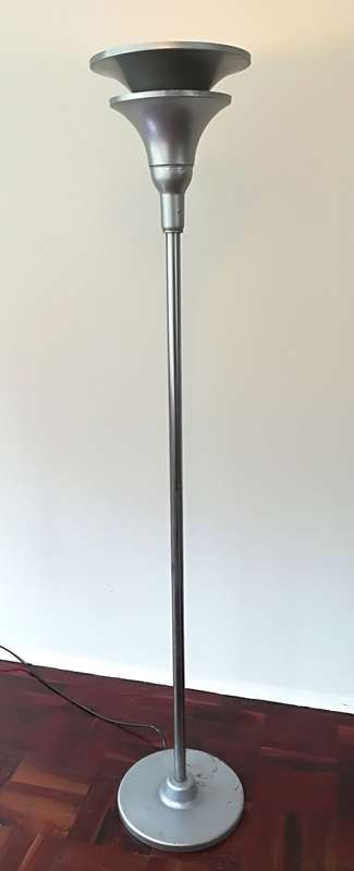 Steel Art-Deco standing lamp