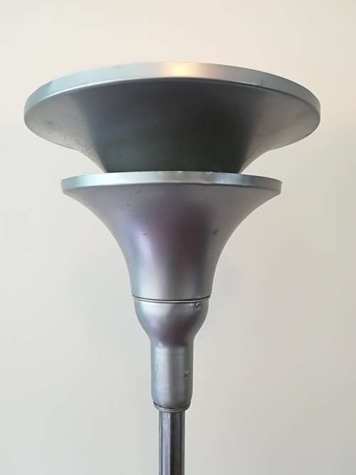 Steel Art-Deco standing lamp