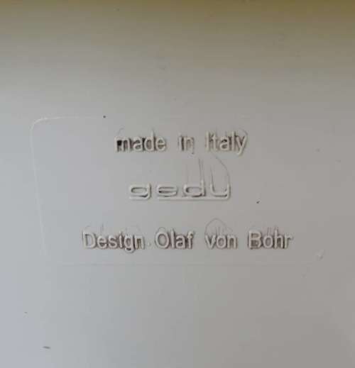 Olaf Von Bohr for Gedy Box Stool Storage Unit - Italian Designer