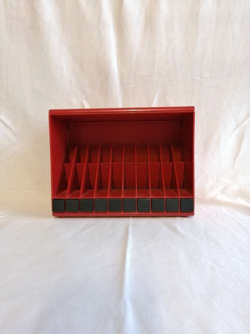 Rexite Biblio 970 Cassette Storage Unit, Designed by Giotto Stoppino, Made in Italy