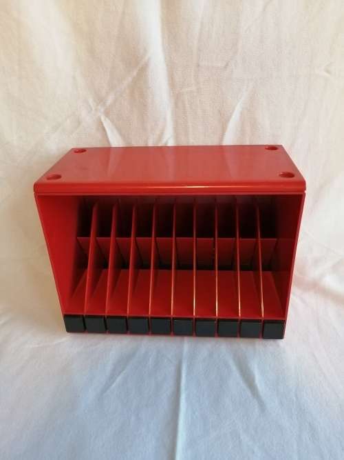 Rexite Biblio 970 Cassette Storage Unit, Designed by Giotto Stoppino, Made in Italy
