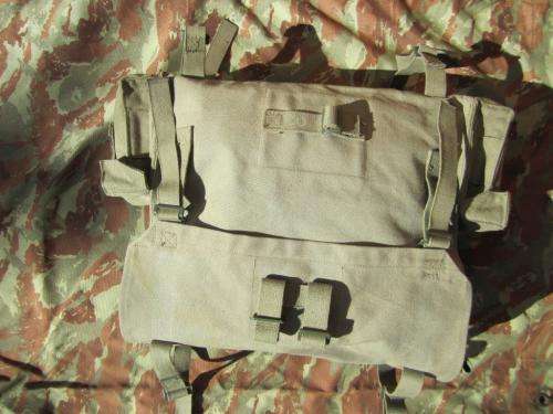 SADF Patt 70 canvas webbing big pack - mint