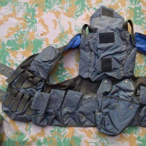 SAP blue nylon riot/urban battle-jacket - SAP STF?