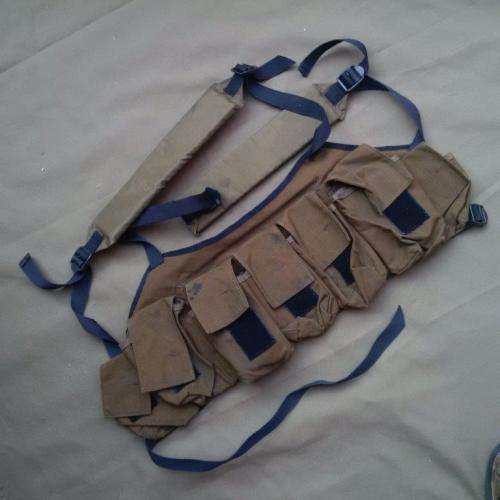 rare R1 mag (7,62mm) Patt 83 nutria SWA chest webbing