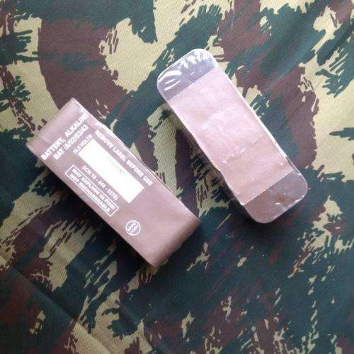 SADF A53/72 type radio batteries - mint