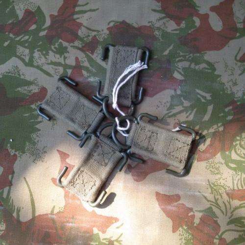 4 x SADF patt 70/73 webbing blet clips aka "spiders" - near mint condition
