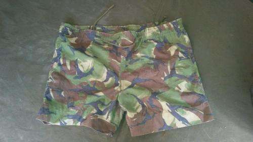 Recce used Tanzanian copy camo PT shorts - large size!