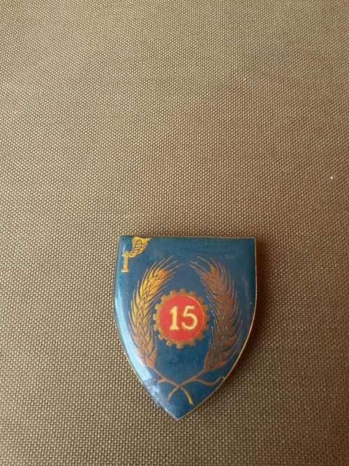 SADF era 15 Maint unit (the first ones) tunic flash - 3 rear pins