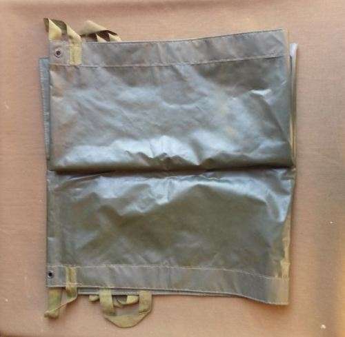 SADF SWA/ Angola bushwar 32 Bn olive green gound-sheet "CSI spes ops acc item" - good used condition