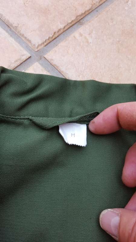 SADF era 32 Bn UNITA copy psuedo Ops "m-65" cut olive green jacket - mint with paper size tag (med)