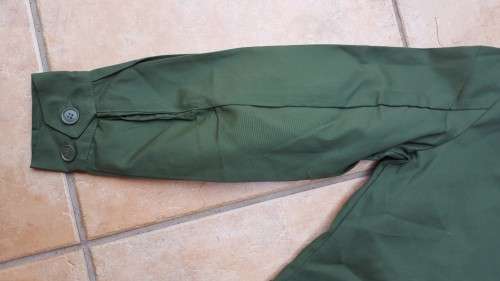 SADF era 32 Bn UNITA copy psuedo Ops "m-65" cut olive green jacket - mint with paper size tag (med)
