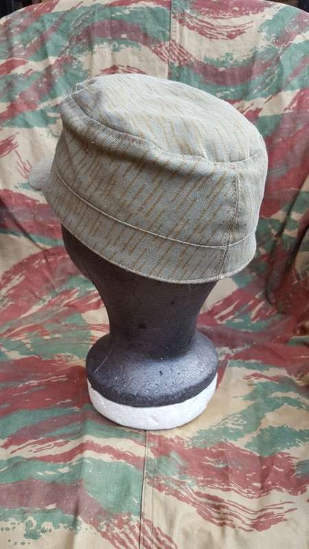 CUSTOM build EG falling rain camo cloth - Cuban style cap - ONLY 4 made - size 57