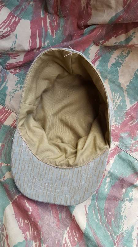 CUSTOM build EG falling rain camo cloth - Cuban style cap - ONLY 4 made - size 57