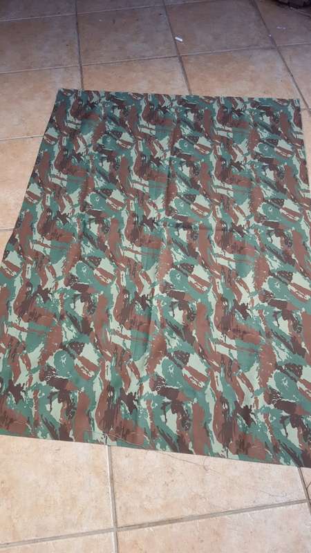 1m piece pristine 32 Bn summer pattern camo uniform cloth - unused (not faded/ not ex-curtains)