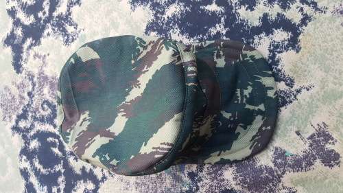 REPRO new-build Porra lizard Uganda (Recce copy camo cloth) patt Cuban style soft-brim cap - size 59