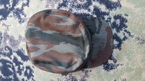 REPRO new-build FAPLA grey lizard (Recce copy camo cloth) patt Cuban style soft-brim cap - size 60