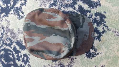 REPRO new-build FAPLA grey lizard (Recce copy camo cloth) patt Cuban style soft-brim cap - size 60