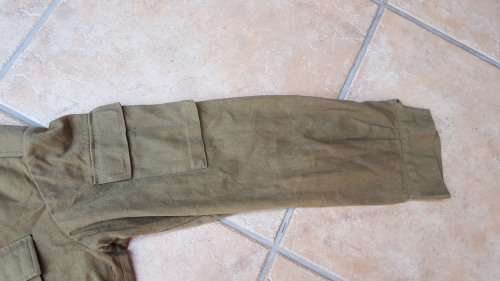 very good used condition Soviet Afghanka uniform blouse - mustard cotton l/s jacket no damage