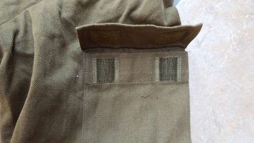very good used condition Soviet Afghanka uniform blouse - mustard cotton l/s jacket no damage