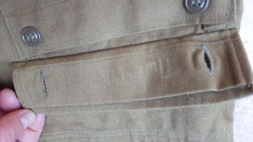very good used condition Soviet Afghanka uniform blouse - mustard cotton l/s jacket no damage
