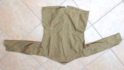 very good used condition Soviet Afghanka uniform blouse - mustard cotton l/s jacket no damage