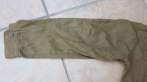 very good used condition Soviet Afghanka uniform blouse - mustard cotton l/s jacket no damage