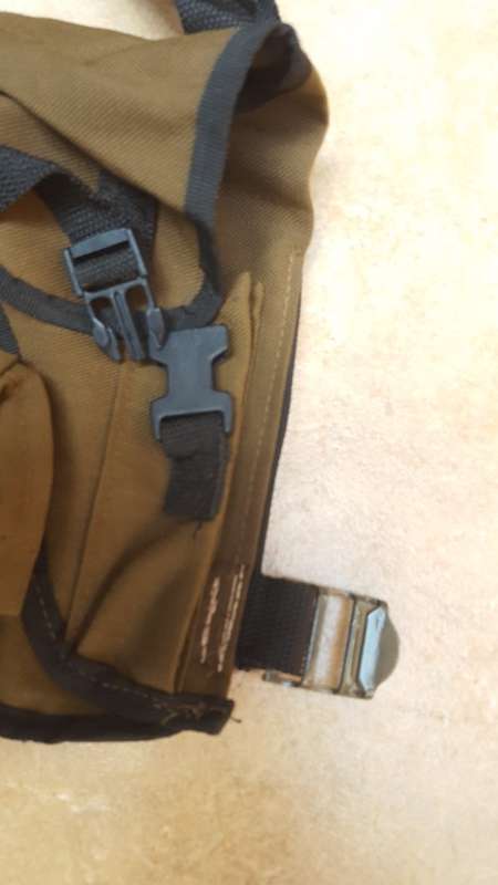 used (issued) SA Para Bn nutria Bateleur 90 (3 spears made) chest webbing - no damage
