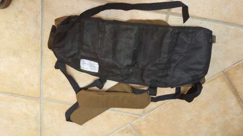 used (issued) SA Para Bn nutria Bateleur 90 (3 spears made) chest webbing - no damage
