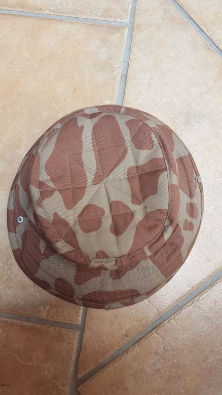 REPRO SA Army experimental pattern Giraffe camo Para Bn trialed 80's SADF style short-brim bush-hat