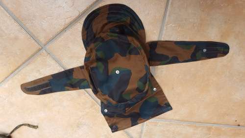 REPRO Bots Pol SSG (obsolete) "brown" camo pattern "Eastern European" style flap-cap - in size 58.