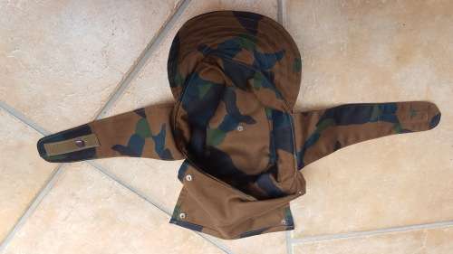 REPRO Bots Pol SSG (obsolete) "brown" camo pattern "Eastern European" style flap-cap - in size 58.