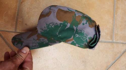 REPRO Kwa-Zulu Police (KZP) ex-homelands pre-1994 "grey SAP" camo basic flap-cap- size 60