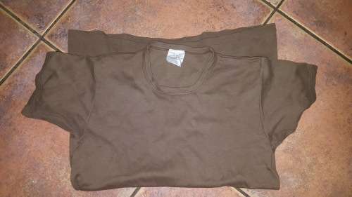 original SADF era dd 1981 Large size "browns" nutria tee-shirt - good used condition