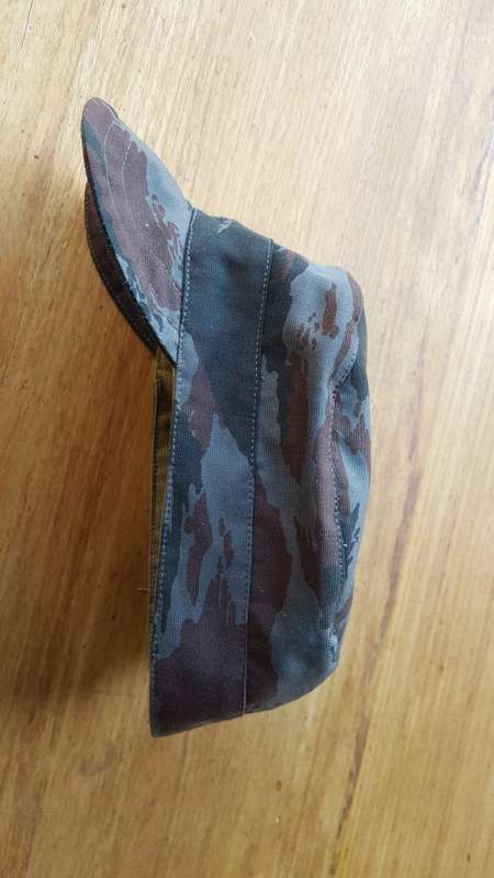 REPRODUCTION (new build) Angolan FAPLA grey lizard camo (Recce copy cloth) "Cuban" style cap - 59/60