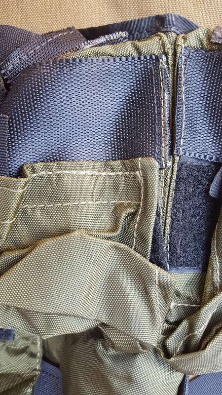 Niemoller SA SF type nylon green Executive Outcomes issue chest webbing (almost un-used)