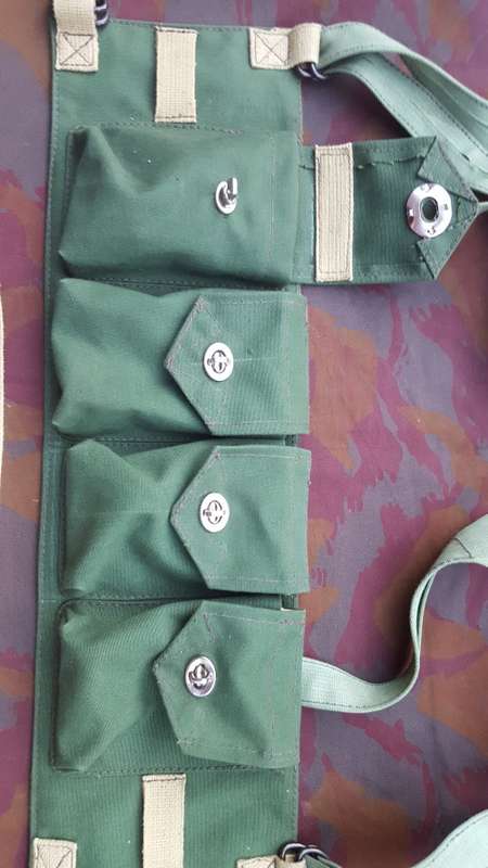 REPRODUCTION: Rhodesia period repro "Faradays" type chest rig (chest-webbing) for FN FAL - new build