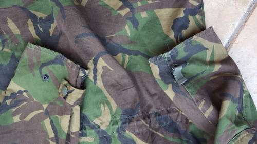 XL (skinny size) Dutch DPM parka jacket (no liner) in very good condition - some buttons cracked